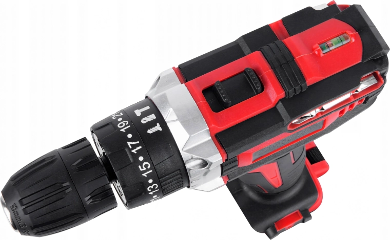 Accuboormachine/schroevendraaier 18 V met koffer, 2× accu en LED-verlichting