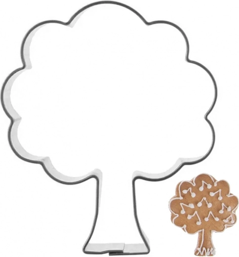 Metalen uitsteekvorm kerstboom 6 cm