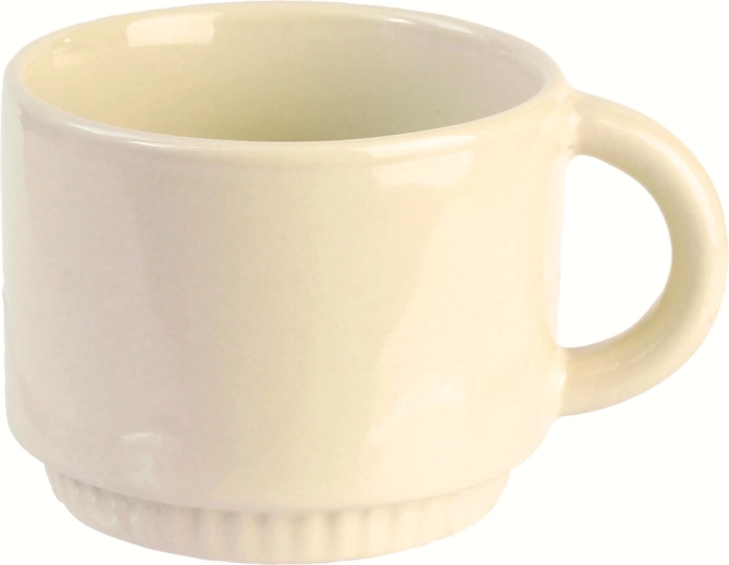 Keramische mok 225 ml crème