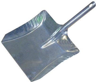 Metalen stofschep van verzinkt plaatstaal 0,7 mm
