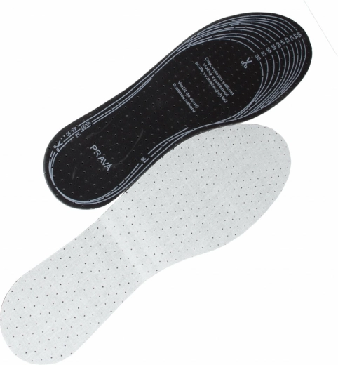 Op maat te knippen carbon inlegzool tegen geur Silver