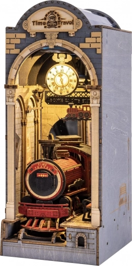 Boekensteun Tijdreizen met LED-verlichting