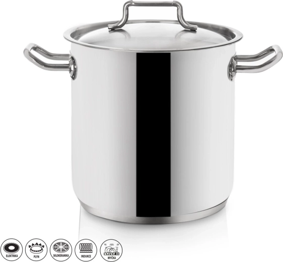 RVS pan STOCK 4,5 l met deksel