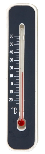 Kamerthermometer met houtimitatie 14 × 3 cm