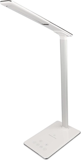 LED-bureaulamp RETLUX RTL 199 met draadloos Qi-opladen, wit