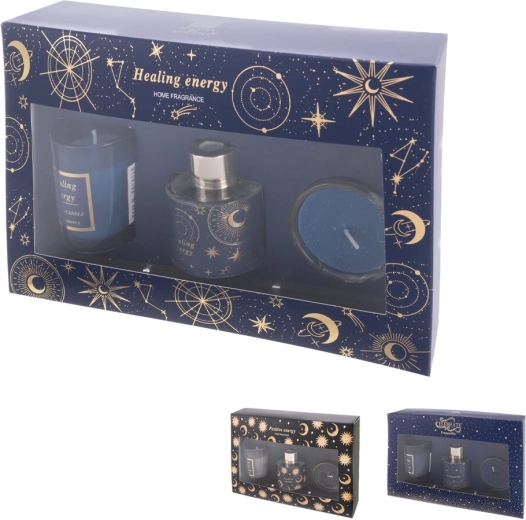 Geschenkset diffuser en kaars Moon (3 varianten)
