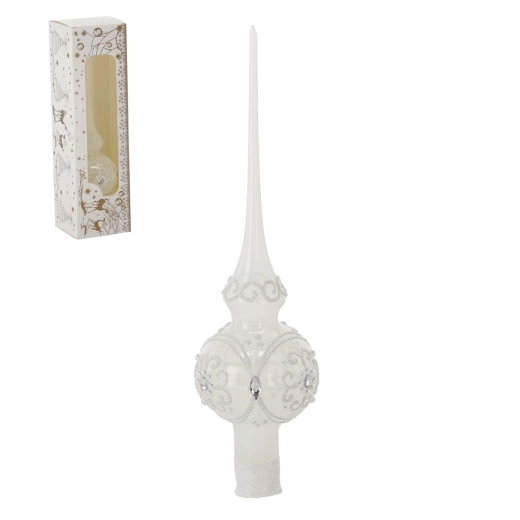 Witte piek voor de kerstboom
