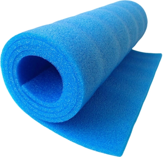 Acra aerobicsmat 8 mm 90 × 50 cm blauw - 1 stuk