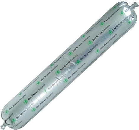 Bouw butyleenkit 600 ml grijs DEN BRAVEN