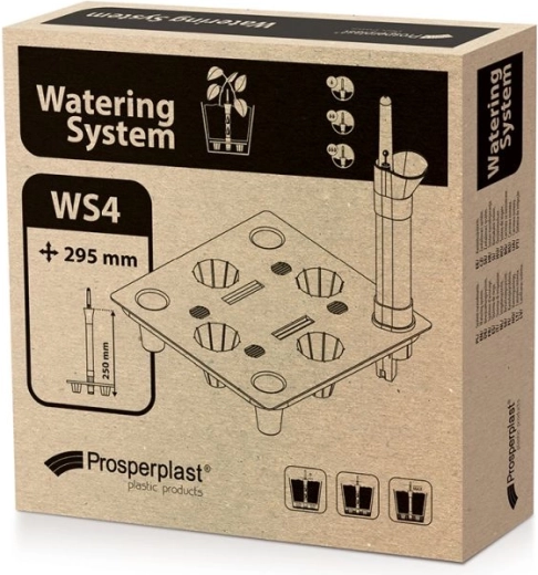Bewateringssysteem Square 29,5 cm voor bloempotten Rato Low, Rato Square en Urbi Square