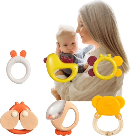 Set bijtringen - 6 stuks.