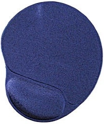 Gelll muismat met polssteun – blauw