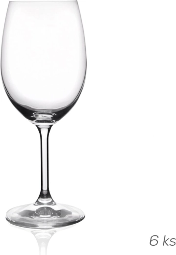 Wijnglazen Lara 350 ml, 6 stuks