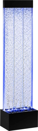 Vrijstaande bubbelende waterwand LED RGB 150 × 39 × 26 cm
