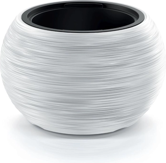 Plantenbak Furu Bowl 38 cm wit met binneninzet