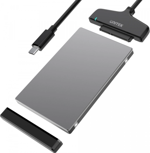 USB‑C-adapter naar SATA III voor 2,5" HDD/SSD