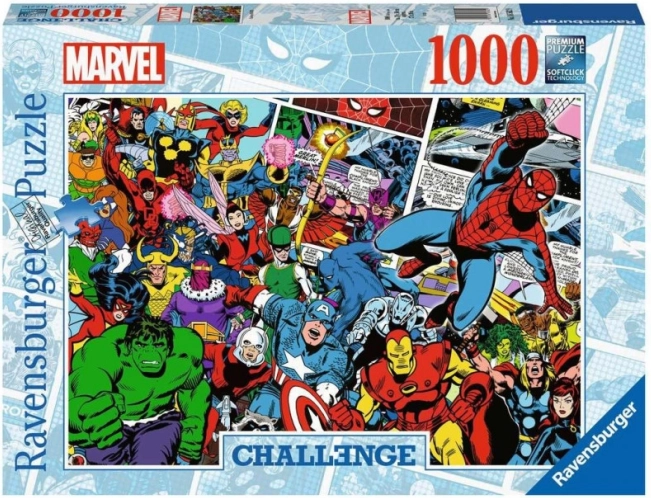 Ravensburger puzzeluitdaging Marvel 1000 stukjes