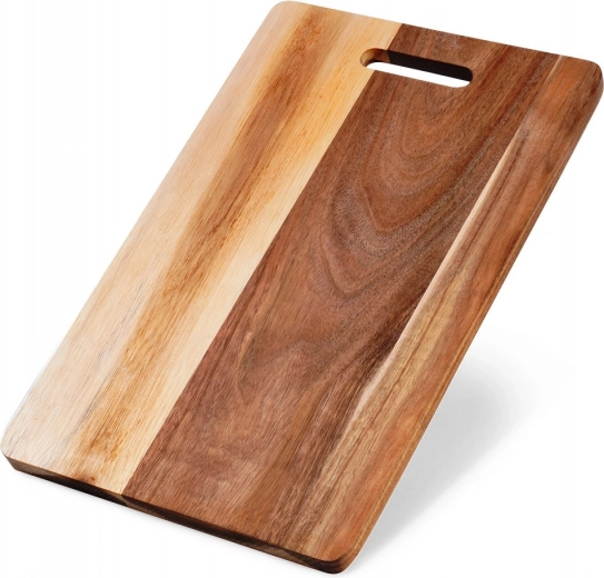 Houten snijplank van acaciahout 36 × 23 cm met handgreep