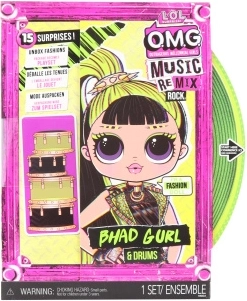 L.O.L. Surprise! OMG ReMix Rock grote zus Bhad Gurl met drums