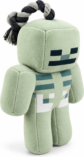Minecraft pluchen hondenspeelgoed met touw Skeleton