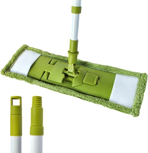 Vloermop TORO met telescopische steel, groen