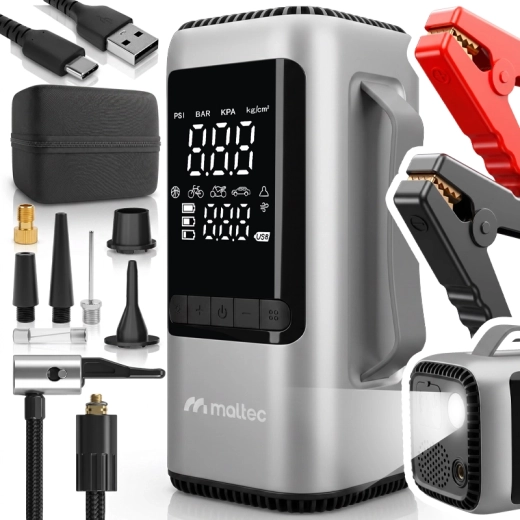 Starto150 multifunctionele startbooster met compressor