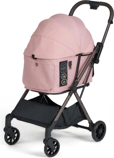 FIKAGO kinderwagen voor honden en katten Mist Pink