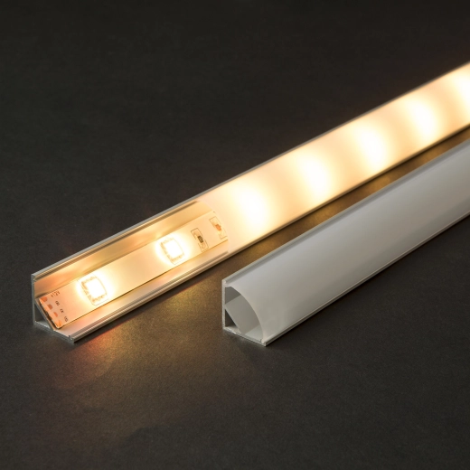 Aluminium U-profiel voor LED-strips 1 m
