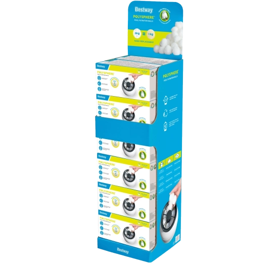 Filterballetjes BESTWAY Polysphere 500 g – staand verpakt 12 st.