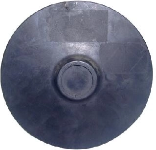 Rubberen schijf 124 mm voor het slijpen en polijsten van stenen