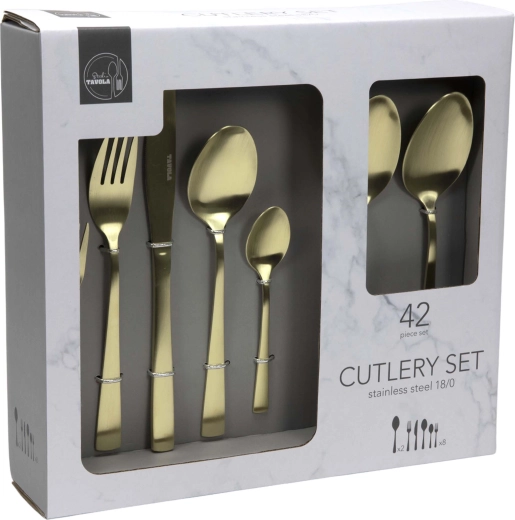 Bestekset Tavola 42 stuks – goud