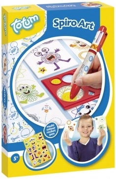 Creatieve set Spiro Art spiraalkunst plastic in doos 13x19x3,5 cm