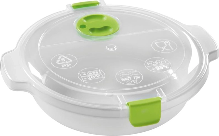Magnetronbakje met deksel 0,7 l