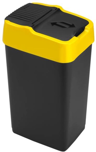 Kunststof kantelbare prullenbak HEIDRUN 18 l