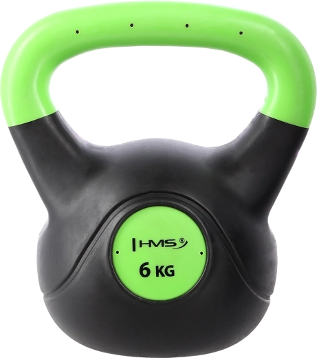 Composiet kettlebell HMS Vin-Bell 6 kg groen