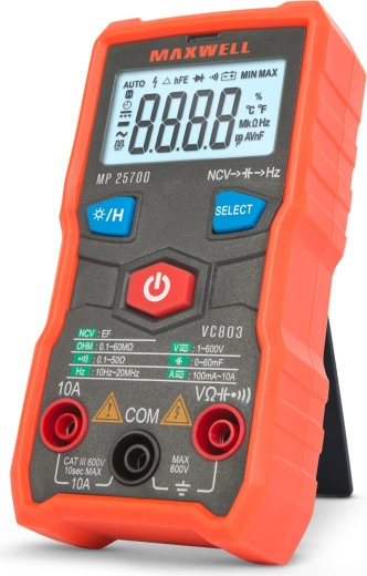 Automatische digitale multimeter met contactloze spanningsdetectie
