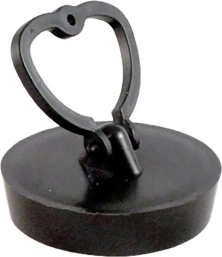 Kunststof stop voor wastafel en gootsteen 45,5 mm met grote lus