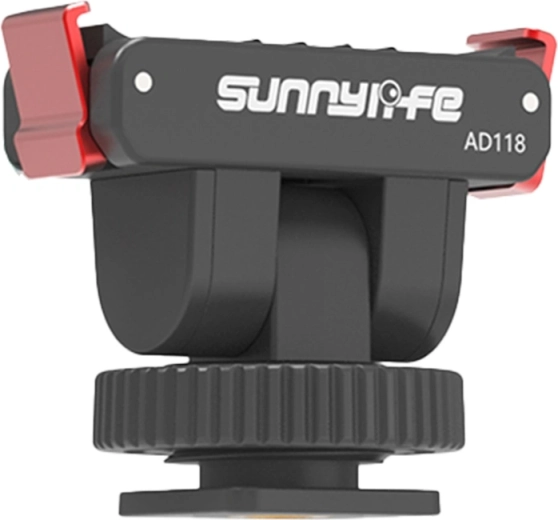 Sunnylife-adapter met cold shoe voor DJI Osmo 360 en Action 5 Pro/4/3/2