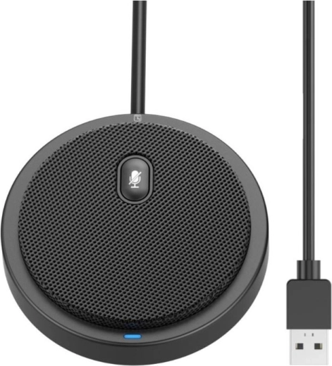 Conferentie USB-microfoon met ruisonderdrukking en 360°-opname