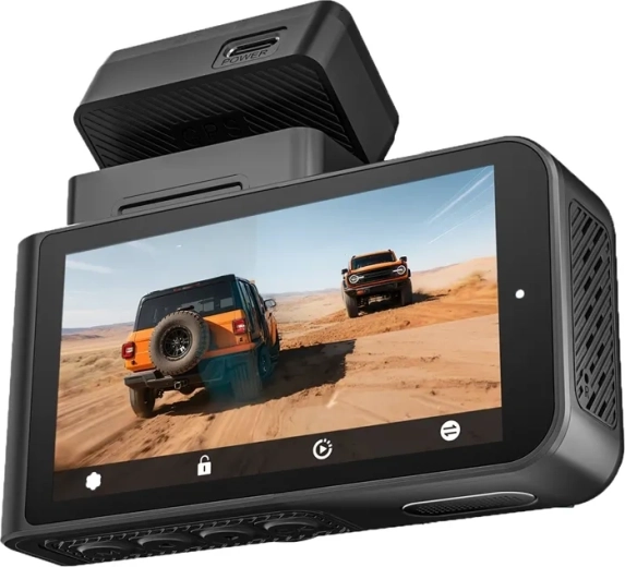 WOLFBOX X3 WiFi-dashcam 2,5K met achtercamera 1080p en 64GB-kaart