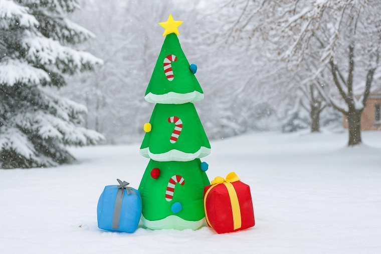 Opblaasbare kerstboom met LED-verlichting 180 cm