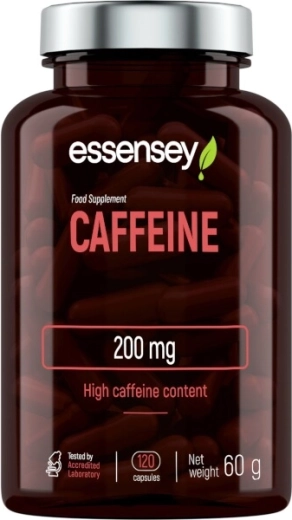 Essensey Caffeine cafeïne 200 mg + grapefruitextract, 120 capsules