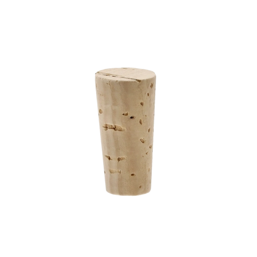 Ecologische conische kurk voor flessen 19 mm