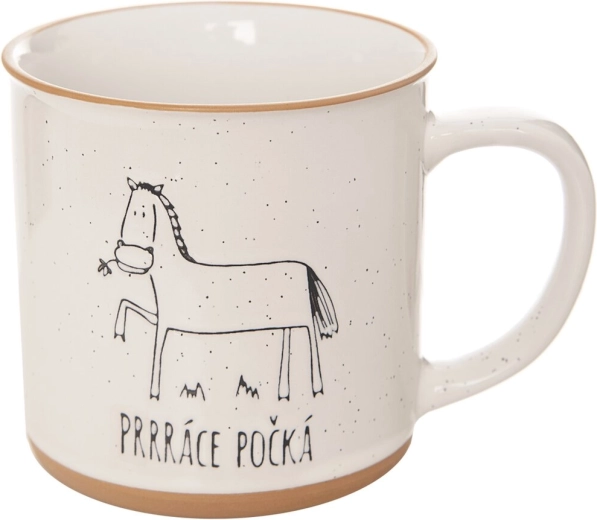 Keramische mok Boerderij Paard 0,53 l