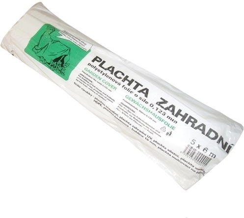 Transparant tuildoek 5 × 6 m, 0,125 mm