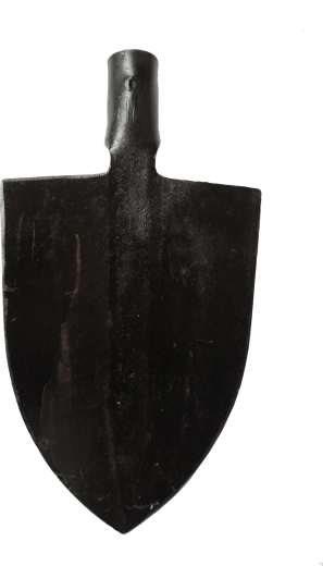 Gesmede spitse schop zonder opstap