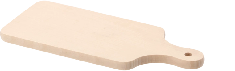 Middelgroot kunststof snijplankje voor vlees 31 × 13,5 cm