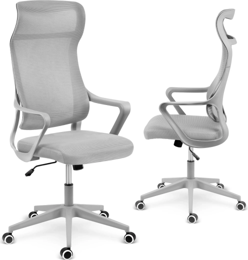 Bureaustoel van microgaas Sofotel Labi grijs