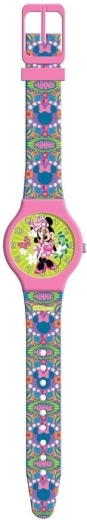 Analoge horloge in metalen blik Diakakis Minnie - 1 stuk