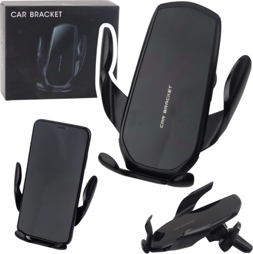 Zwaartekracht-autohouder voor ventilatierooster zwart